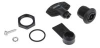 421395 Elesa Black Polyamide Locking Latch, 20mm Panel-to-Tongue, Key Unlock