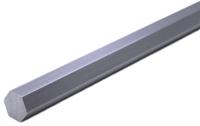 424-3510 RS PRO Mild Steel Hexagonal Bar, 12mm W, 1m L