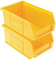 484-3839 RS PRO PP Storage Bin, 167mm x 101mm x 76mm, Yellow