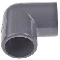 721101106 Georg Fischer Plastic Pipe Fitting, 90° Elbow, 1/2in
