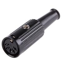 490-872 RS PRO 5 Pole Din Socket, 1A, 100 V ac, Push Lock, Female, Cable Mount