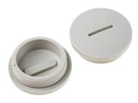 865-9789 RS PRO Blanking Plug, M32, 31.7mm Hole Diameter, Nylon 66, 36.6mm Diameter, Threaded