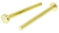 483-1640 RS PRO Slot M5 Pan Brass Machine Screws DIN 85 x 50.0mm