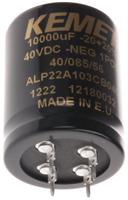 alp22a103cb040 KEMET 10000μF Aluminium Electrolytic Capacitor 40V dc, PCB Mount - ALP22A103CB040