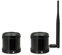 86164001 Werma KombiSIGN Series Black Signal Tower, 24 V, AC/DC