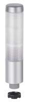 69941075 Werma Kompakt 37 Series Clear, Green/Yellow/Red (LED Colour) Buzzer Signal Tower, 3 Lights, 24 V ac/dc, Base Mount, Tube