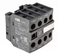 1sbn010140r1022-ca4-22e ABB Auxiliary Contact, 4 Contact, 2NC + 2NO, Front Mount CA4