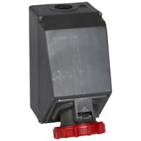0-595-03 Legrand, Hypra IP66 Grey Wall Mount 3P + N + E Socket Socket, Rated At 125A, 415 V No