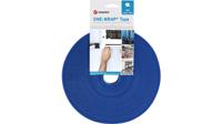 vel-ow64103 VELCRO® Blue Hook & Loop Tape, 10mm x 25m