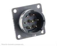 utgx014d7p Souriau Sunbank by Eaton, UTGX 7 Way Flange Mount Circular Connector Plug, Pin Contacts,Shell Size 14, Bayonet,