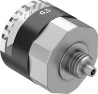 ma-15-10-m5 Festo M5 Analogue Pressure Gauge 10bar Inline 15mm Outside Diameter
