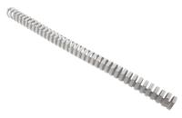 136-9939 RS PRO Grey Slotted Flexible Panel Trunking - Flexible Slot, W30 mm x D30mm, L0.5m, Polypropylene