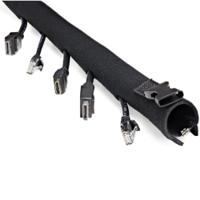 wkstncmzp StarTech.com 1m Black Cable Cover in Neoprene