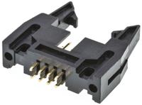 t816108a1s102ceu Amphenol Communications Solutions T816 Series Straight Through Hole PCB Header, 8 Contact(s), 2.54 mm Pitch, 2 Row,