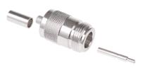 j01021a0063 Telegartner, Jack Cable Mount N Connector, 50Ω, Crimp Termination, Straight Body