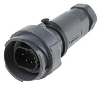 pxp701106pst0709 Bulgin Circular Connector, 6 Contacts, Cable, Standard Connector, Plug, Male, IP66, IP68, IP69K, Buccaneer 7000 Series