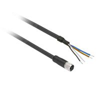 xzcp1141l15 Telemecanique Sensors Female 4 way M12 to M12 Sensor Actuator Cable, 15 m