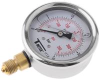 1613008 Sferaco G 1/4 Analogue Pressure Gauge 25bar Bottom Entry 63mm Outside Diameter, With RS Calibration