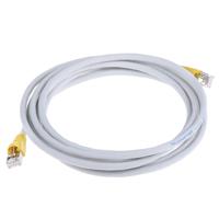 l00002a0120 Telegartner, 3m Cat6a, Grey RJ45 to Male RJ45 Male, S/FTP Shielded, Terminated LSZH Sheath