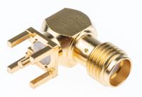 r125680000w Radiall, Jack PCB Mount SMA Connector, 50Ω, Solder Termination, Right Angle Body