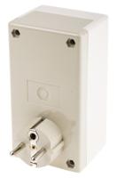 a9022465 OKW Grey, White ABS Plug Case, 120 x 65 x 55mm