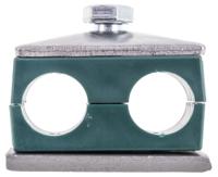 145-9768 RS PRO Double Tube Clamp for 18mm tube