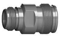 j01027c0026 Telegartner Straight 50Ω Coax Adapter N Socket to 4.3-10 Socket 6GHz