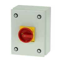 199947-p1-40se1svbhi11 Eaton, 3P 90° On-Off Cam Switch, 690V (Volts), 40A, Door Coupling Rotary Drive Actuator