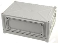 ekjb-130-g-ekjvt Fibox EK Series Grey Polycarbonate Enclosure, IP66, IP67, Flanged, Grey Lid, 280 x 190 x 130mm