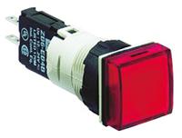 xb6cv4bb Schneider Electric, Harmony XB6, Panel Mount Red LED Pilot Light Complete, 16mm Cutout, IP65, 30V ac/dc