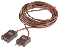 768-6642 RS PRO Type T Thermocouple Cable/Wire Extension Lead, 5m, Unscreened, PVC Insulation, +105°C Max, 7/0.2mm