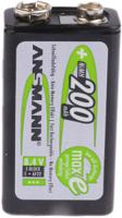 5035342 Ansmann 200mAh NiMH 9V Rechargeable Battery