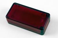 1551btrd Hammond 1551 Series Translucent Red ABS Enclosure, IP54, Flanged, Translucent Red Lid, 50 x 25 x 15.5mm