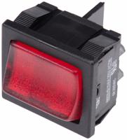 h8653vbnaa Arcolectric (Bulgin) Ltd Illuminated DPST, On-Off Rocker Switch Panel Mount