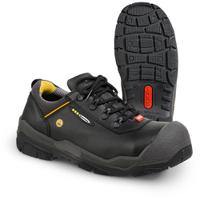 1538-48 Jalas 1538 Unisex Black, Grey, Yellow Aluminium Toe Capped Safety Shoes, UK 13, EU 48