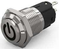 82-41611000b002 EAO 82 Series Push Button Switch, Momentary, Panel Mount, 16mm Cutout, SPDT, 240V, IP65, IP67