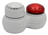 142-128 RS PRO Red Sounder Beacon, 24 Vac/Vdc, IP66, Screw/Bracket Mount, 105dB at 1 Metre