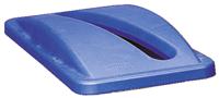fg270388 Rubbermaid Commercial Products 519mm Blue Plastic Bin Lid for Slim Jim Container, 70mm
