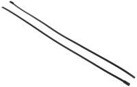 547-4333 RS PRO Cable Tie, Roller Ball, 360mm x 4.6 mm, Black Polyester Coated Stainless Steel, Pk-100
