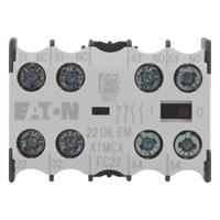 010112-22dilem Eaton Auxiliary Contact, 4 Contact, 2NC + 2NO, Front Mount