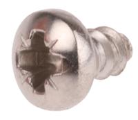 521-563 RS PRO Plain Stainless Steel Pan Head Self Tapping Screw, N°6 x 1/4in Long 6.5mm Long