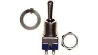 12149a APEM Toggle Switch, On-Off-On, DPST, Solder Lug Terminal, 30V dc