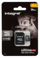 inmsdh4g10-20v2 Integral Memory 4 GB MicroSDHC Micro SD Card, Class 10