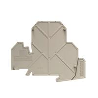 1839850000 Weidmüller, WAP WDK 2.5N/TR-DU End Plate for use with  for use with Terminal Blocks