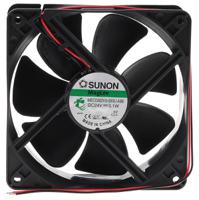 mec0382v3-000u-a99 Sunon ME Series Axial Fan, 24 V dc, DC Operation, 158m³/h, 3.1W, 130mA Max, 120 x 120 x 38mm