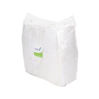st10md Smartora Mixed Rags 10Kg White Cotton Wipes for General Purpose, Dry Use, Bag, Repeat Use