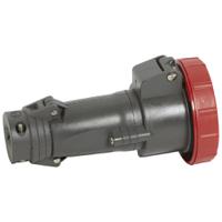 0-529-86 Legrand, Hypra IP67 Red 3P+E Industrial Power Plug, Rated At 32A, 440 V No