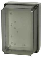 pc-20075-ht-enclosure Fibox Grey Polycarbonate Enclosure, IP66, IP67, IK08, Smoked Grey Lid, 255 x 180 x 75mm
