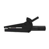 rs-sak-6715-ni-2-sw Schutzinger Crocodile Clip 2 mm Crocodile Clip Connection, Nickel Plated Contact, 10A, Black