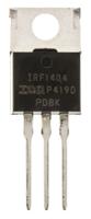 irf1404pbf Infineon HEXFET Type N-Channel Power MOSFET, 202 A, 40 V Enhancement, 3-Pin TO-220AB IRF1404PBF